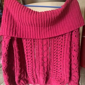 Off the shoulder sweater